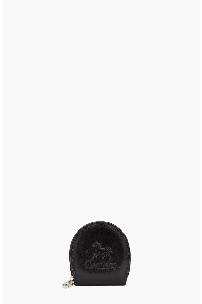Gentleman Leather Coin Purse 553, Main, color, Black