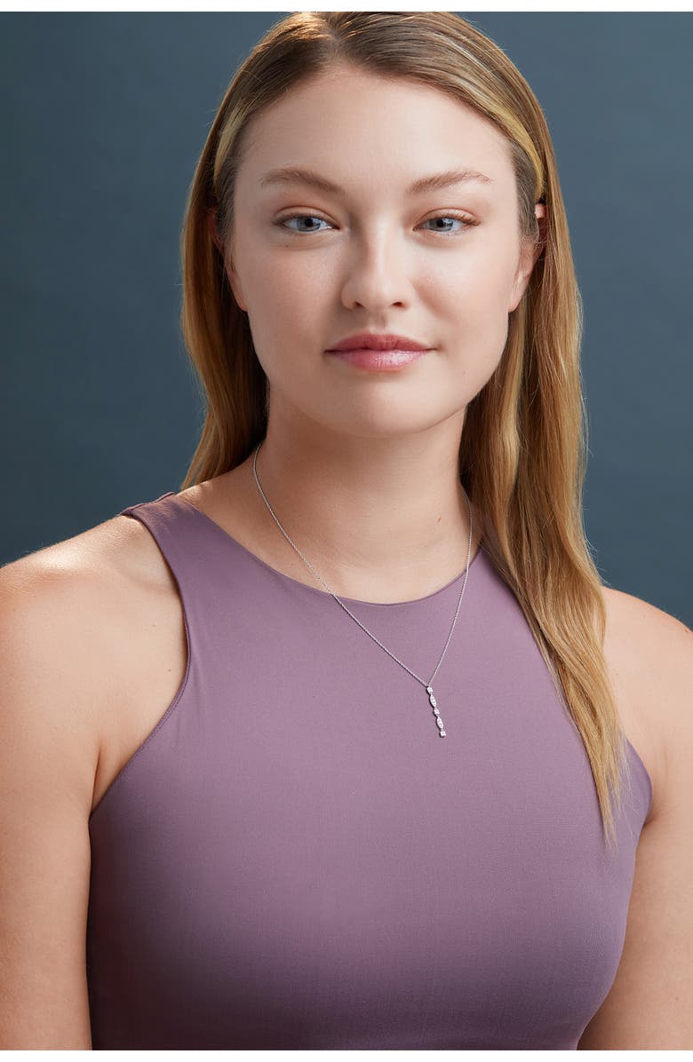 Bony Levy Maya 18K White Gold Diamond Y-Necklace - 0.22ct., Alternate, color, 18Kw