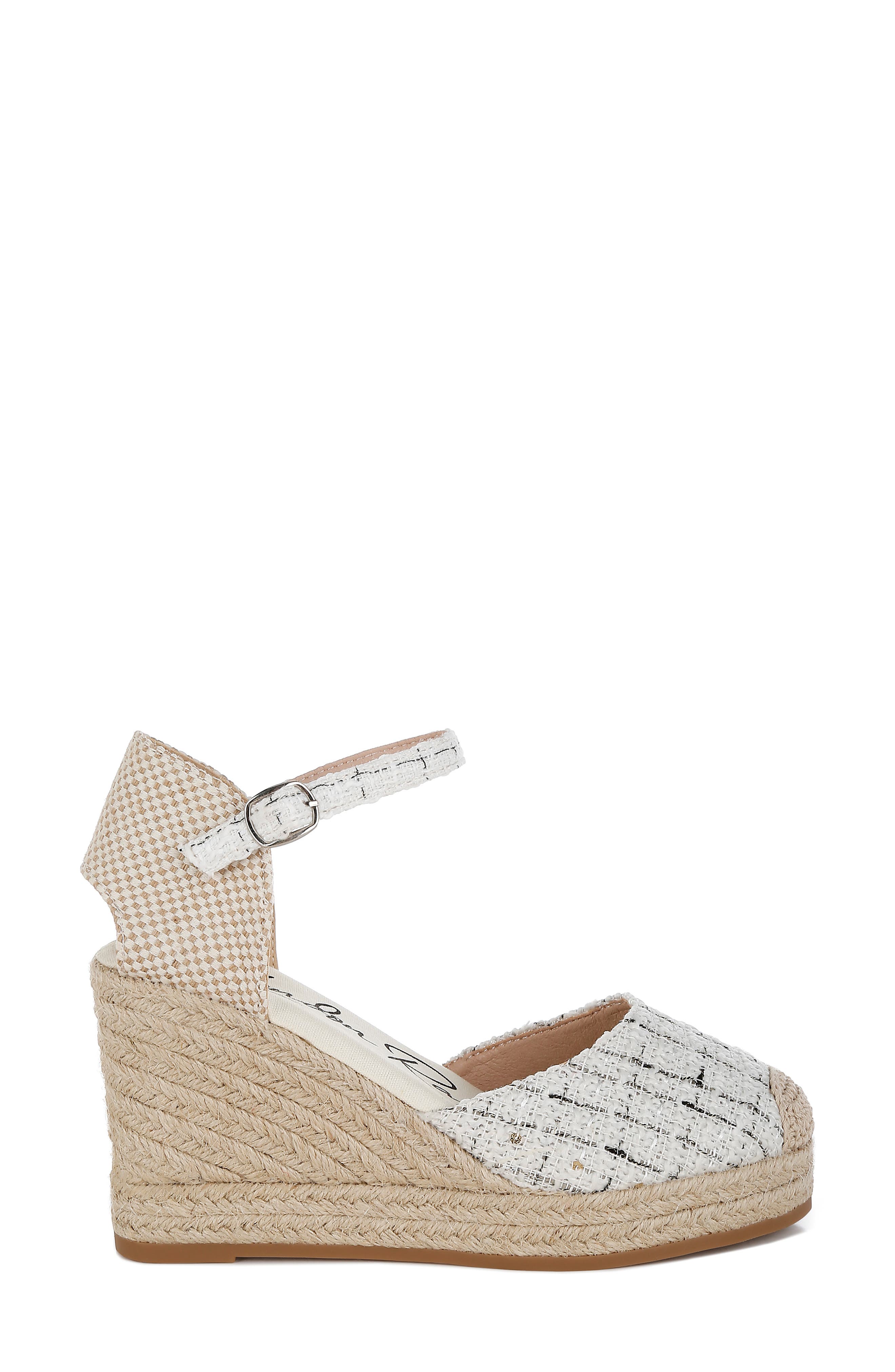 LONDON RAG Regatta Platform Wedge Espadrille, Alternate, color, White