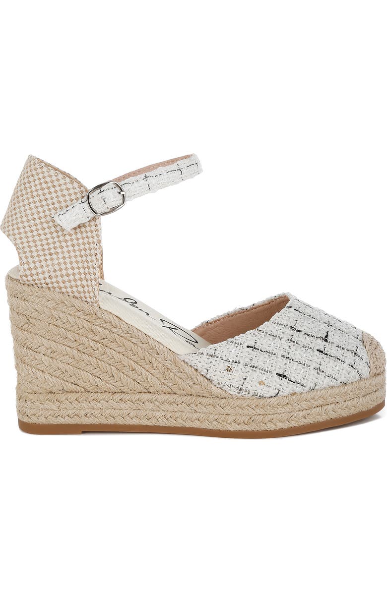 LONDON RAG Regatta Platform Wedge Espadrille, Alternate, color, White