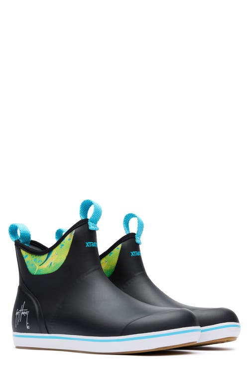 Xtratuf X Guy Harvey Waterproof Ankle Deck Boot In Black
