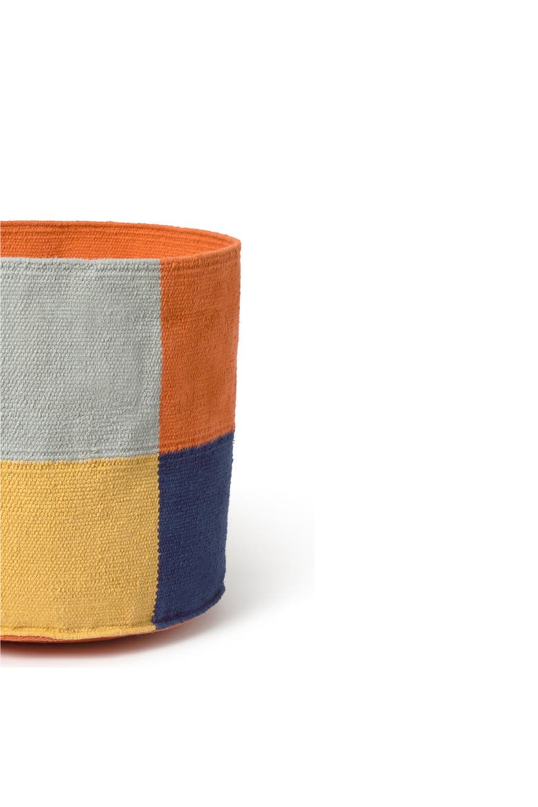Basket Color Grid, Alternate, color, Blue , Orange,  Honey, Beige