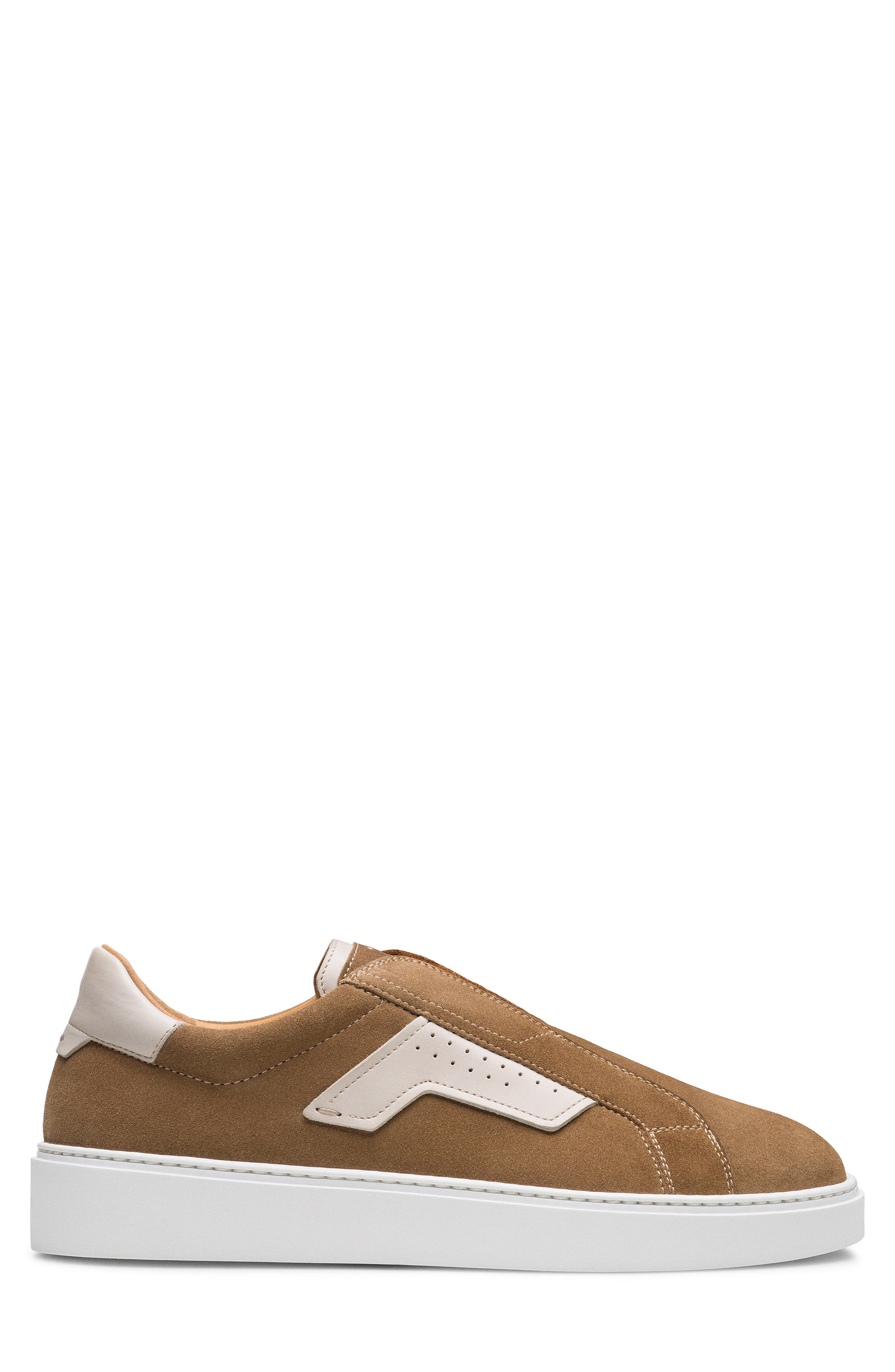 Magnanni Phoenix Slip-On Sneaker, Alternate, color, Taupe Suede