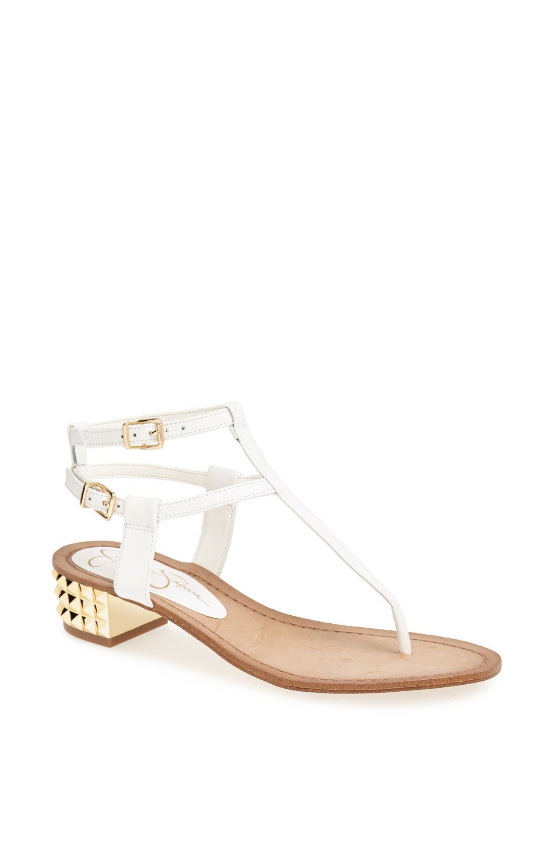 'Gerety' Thong Sandal, Main, color, SOFT WHITE