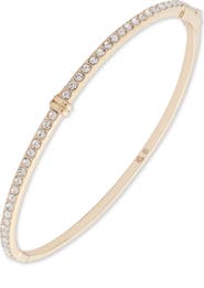 Lauren Ralph Lauren Crystal Pavé Hinged Bangle