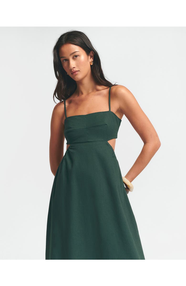 ST MRLO Preston Dress, Alternate, color, Forest Green