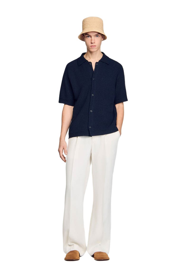 Jute shirt, Alternate, color, Navy blue