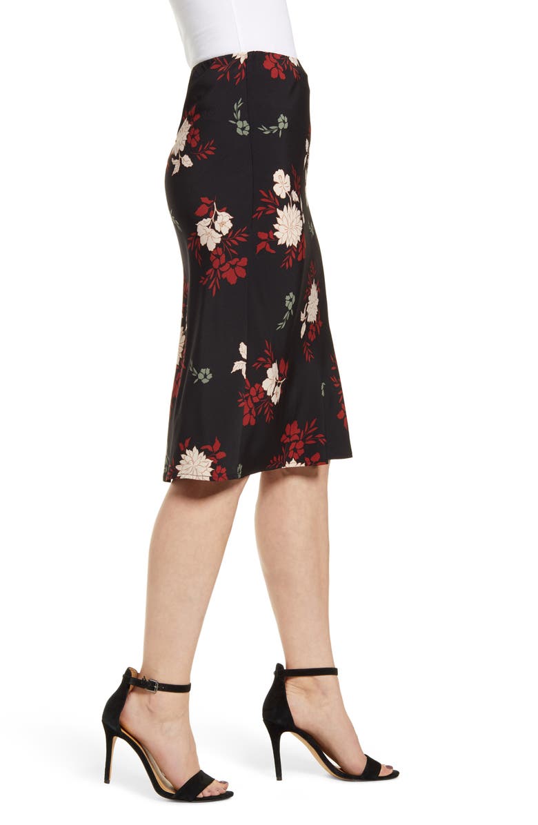 Bobeau Courtney Bias Cut Skirt, Alternate, color,