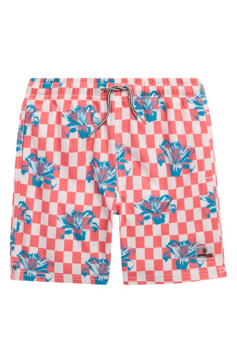 Kids' Cruise Floral Swim Trunks (Big Kid)