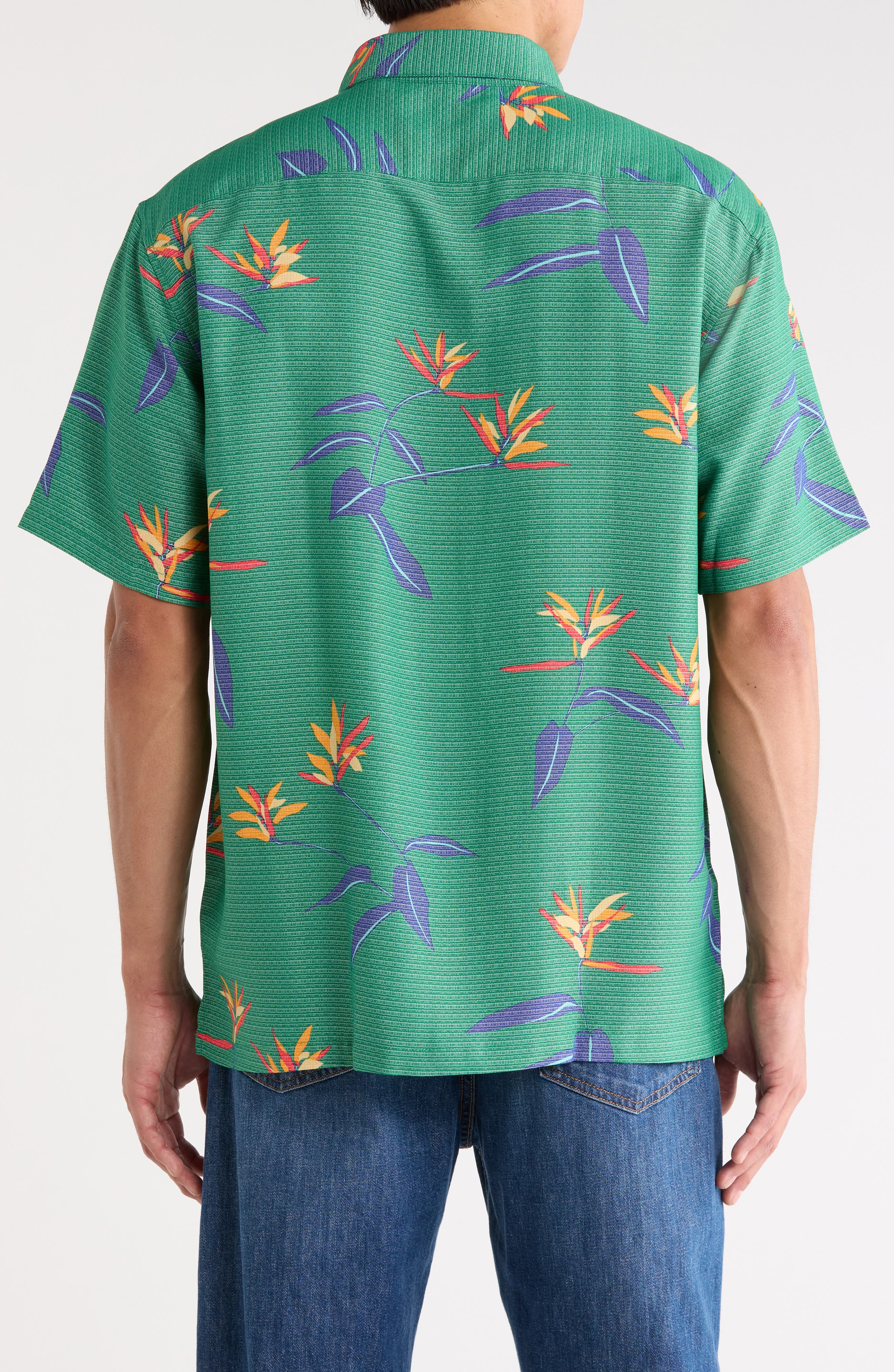 Kahala Keahi Floral Short Sleeve Button-Up Shirt (Men) | Nordstrom