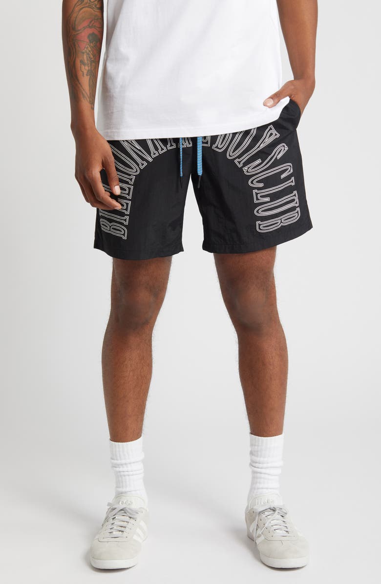 Billionaire Boys Club Sunrise Drawstring Nylon Shorts, Main, color, 
