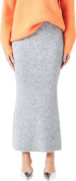 Endless Rose Fuzzy Mermaid Maxi Skirt