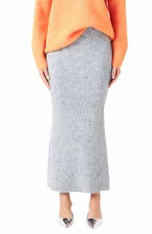 Fuzzy Mermaid Maxi Skirt