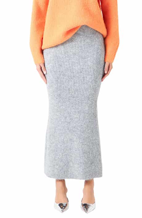 Fuzzy Mermaid Maxi Skirt