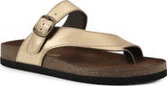 White Mountain Footwear Carly Leather Footbed Sandal