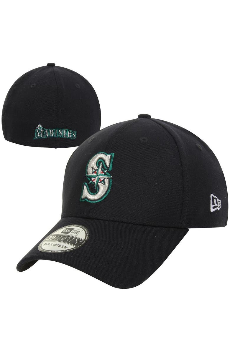 New Era Men's New Era Navy Seattle Mariners MLB Team Classic Game 39THIRTY Flex Hat, Main, color, 