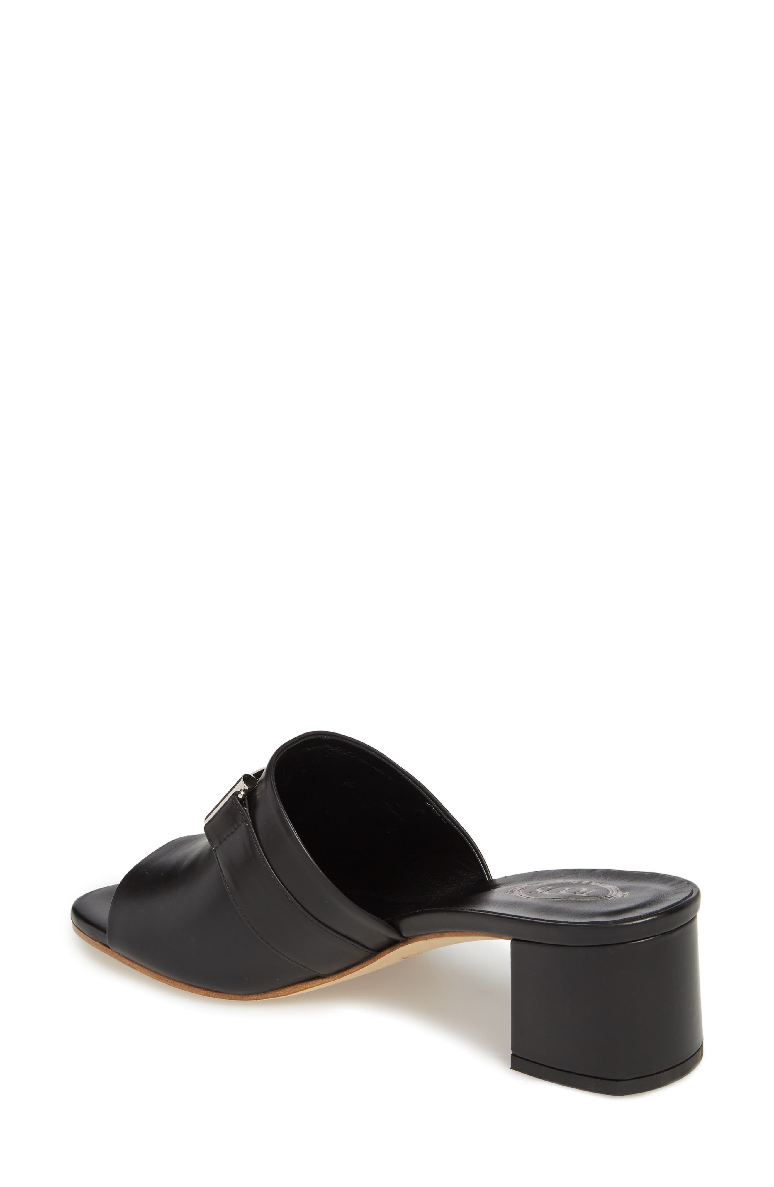 Tod's Double-T Slide Sandal, Alternate, color, 