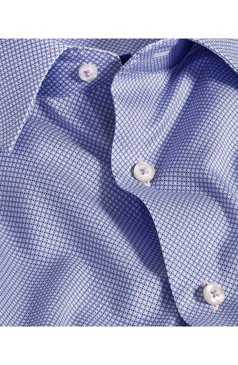 David Donahue Regular Fit Cotton Dress Shirt, Alternate, color, Lilac