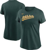 Nike Women's Nike  Green Athletics Fuse Wordmark T-Shirt