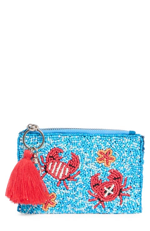 Under the Sea Beaded Coin Pouch