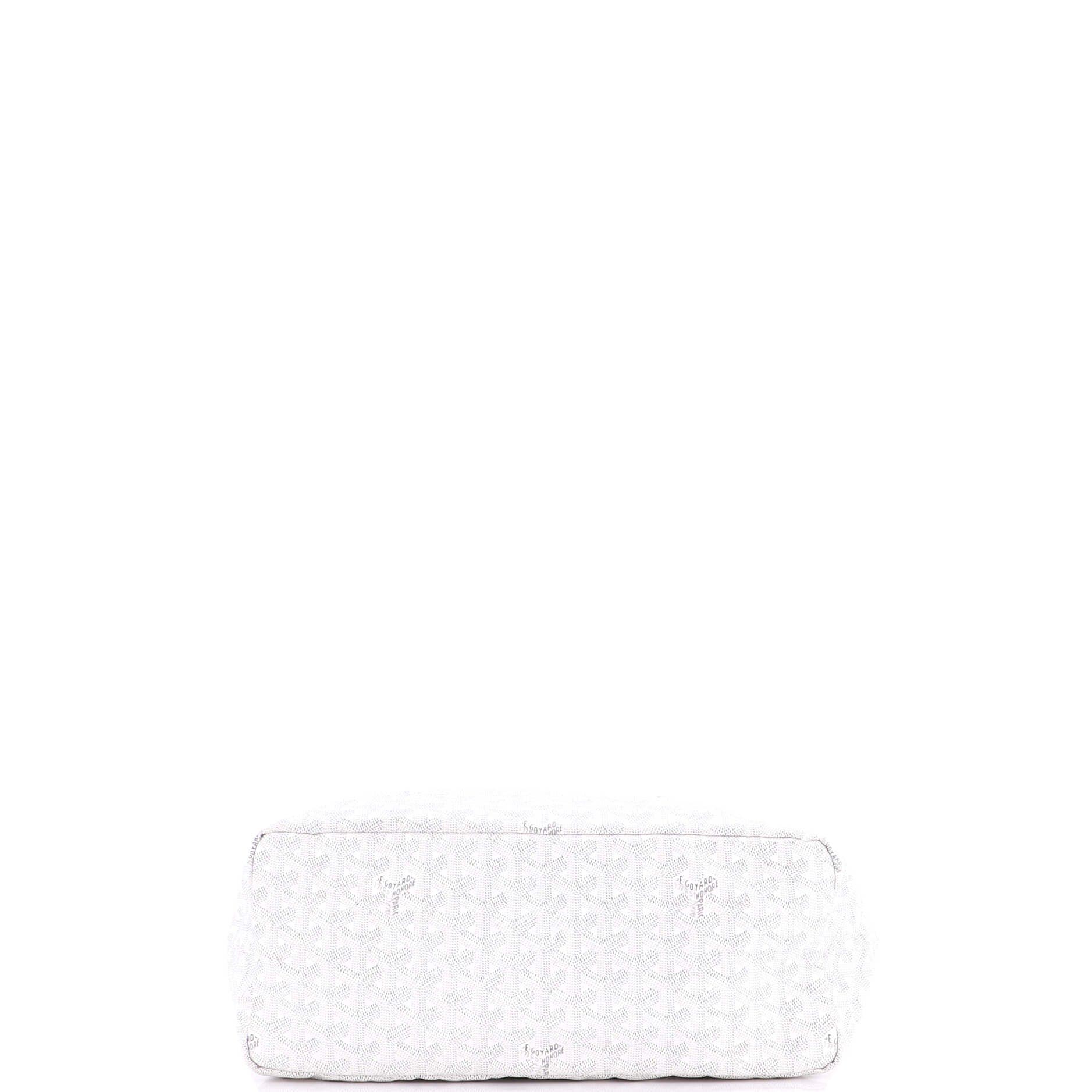 Pre-Owned Goyard Saint Louis Tote Coated Canvas PM, Alternate, color, White