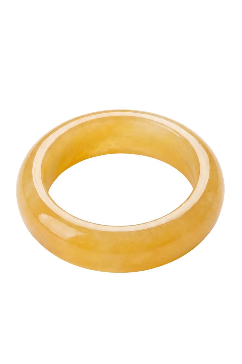 Carrie Yellow jade ring, Main, color, Yellow