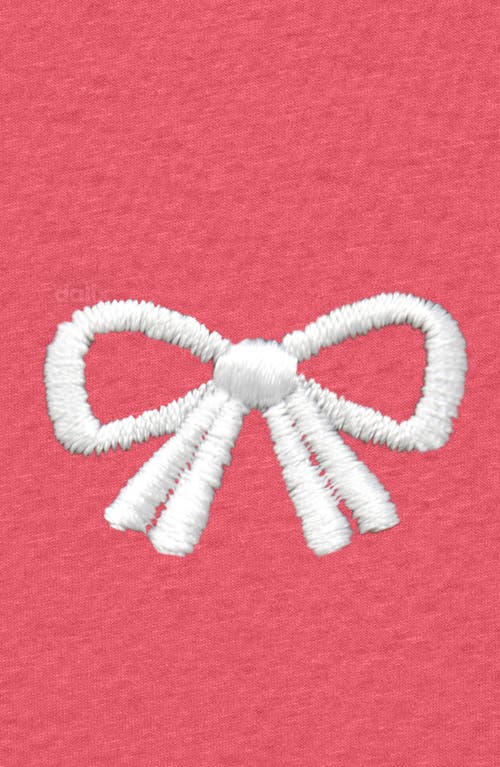 Dalix Womens Bow Lightweight Everyday Tee In Pink