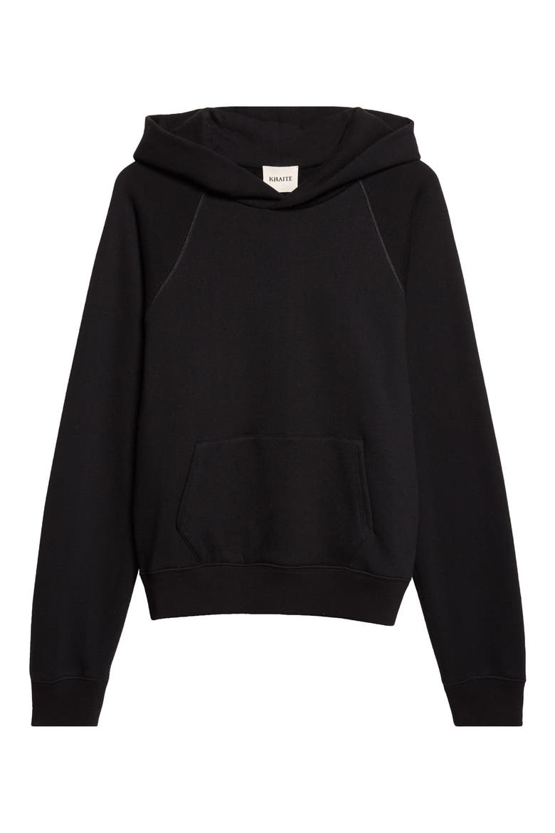 Ellen Cotton Hoodie, Main, color, BLACK