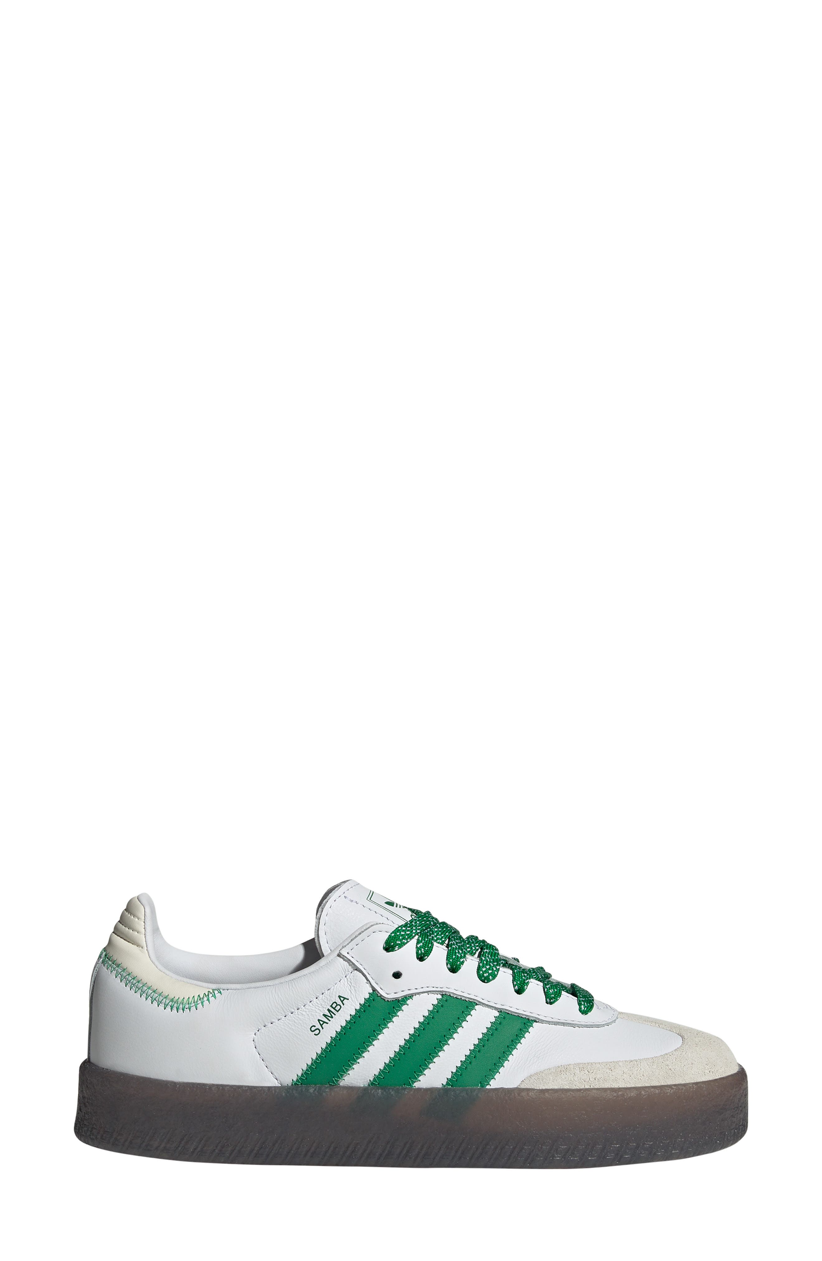 adidas Sambae Sneaker, Alternate, color, White/ Green/ Off White