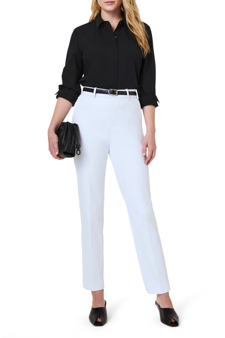 SPANXsupersmooth™ Stretch Twill Straight Leg Pant, Alternate, color, CLASSIC WHITE
