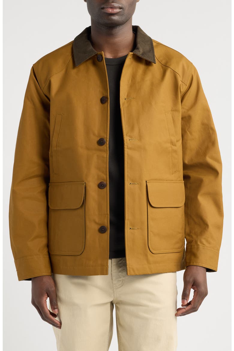 Dry Wax Field Jacket, Main, color, BRITISH KHAKI