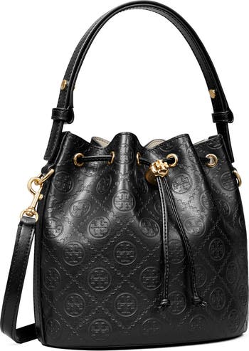 Tory Burch T Monogram Debossed Bucket Bag | Nordstrom