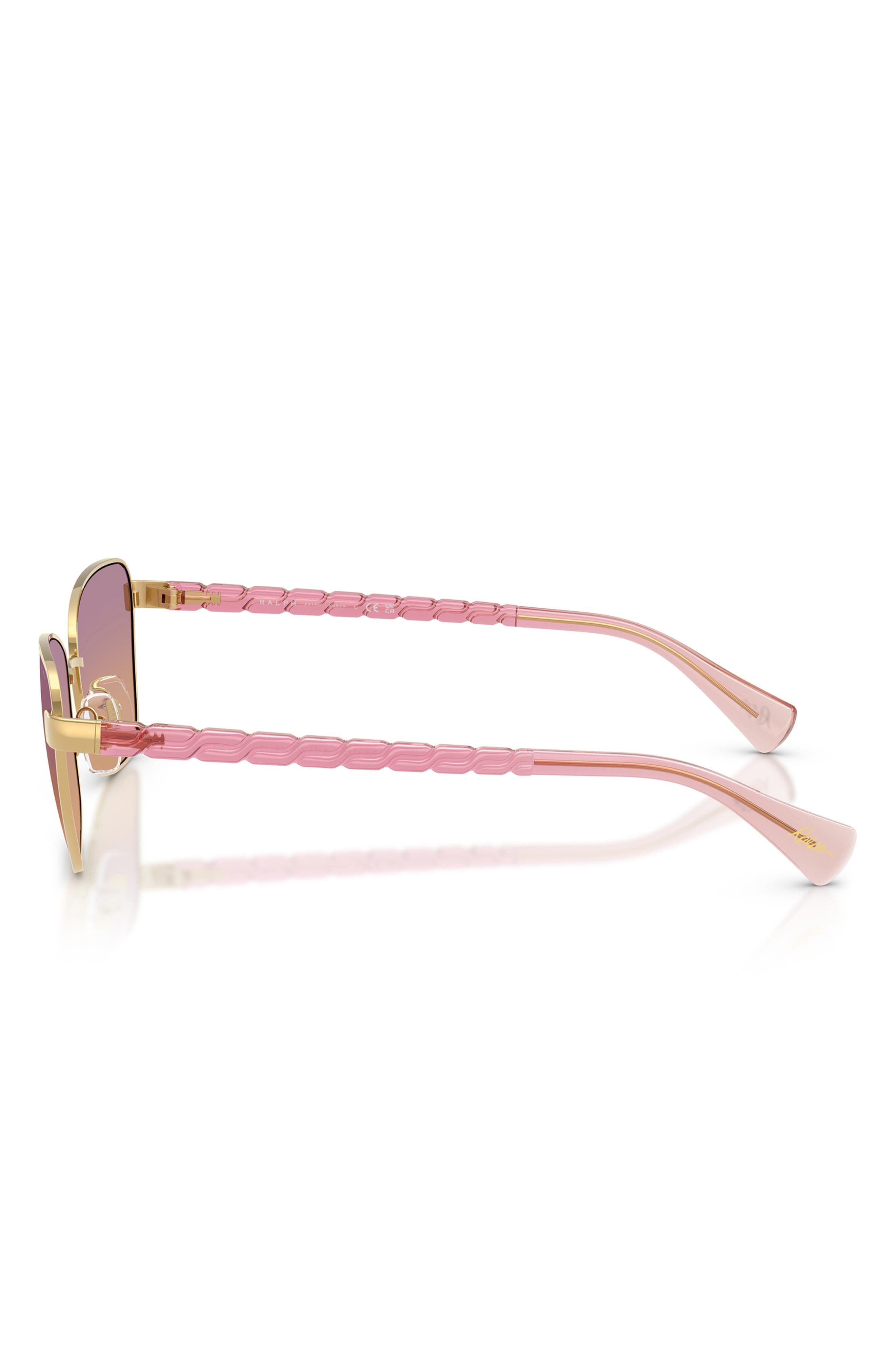 RALPH 56mm Oversize Gradient Irregular Sunglasses (Women) | Nordstrom