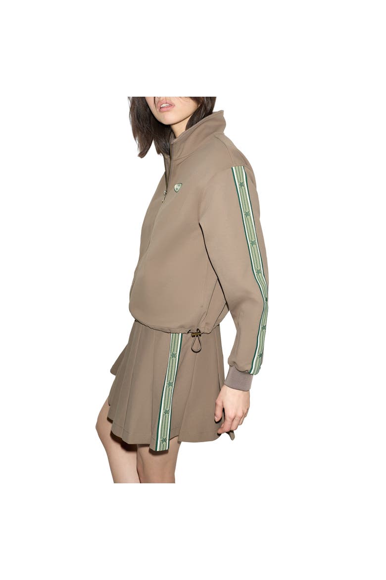 Track Sweatshirt, Alternate, color, Taupe