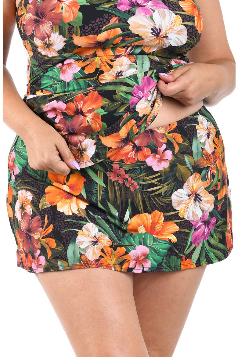 Tropical Hideaway Skirted Swim Bottoms, Main, color, FLORAL MULTI