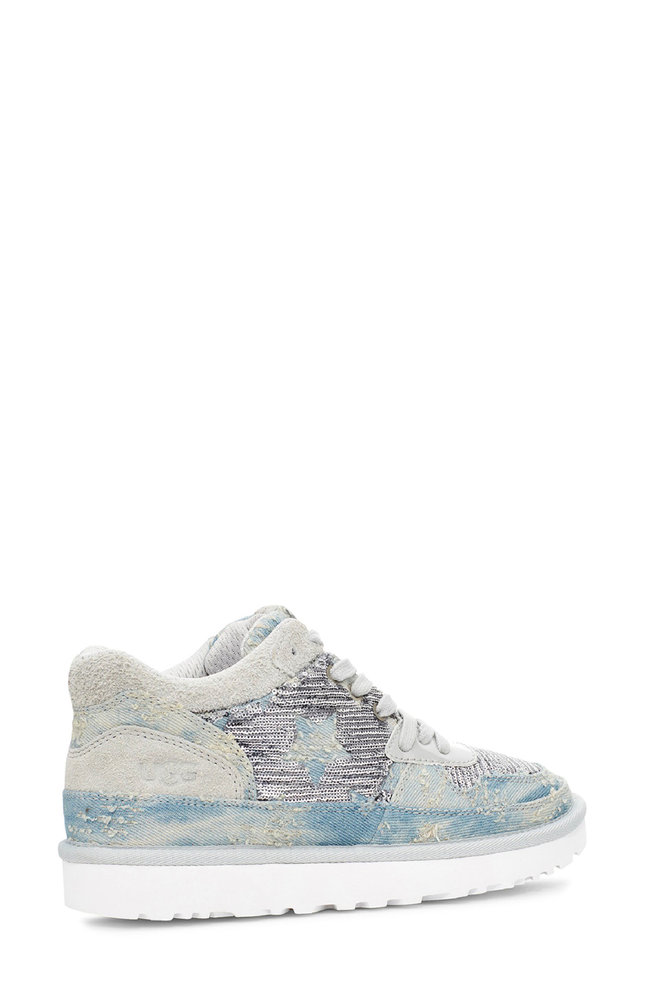 Highland Sequin Sneaker, Alternate, color, GREY VIOLET SEQUINS STARS