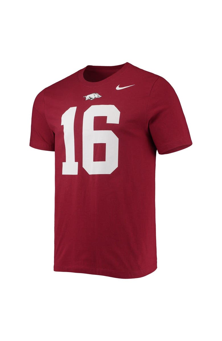 Nike Men's Nike Treylon Burks Cardinal Arkansas Razorbacks 2022 NFL Draft Name & Number T-Shirt, Alternate, color, Cardinal