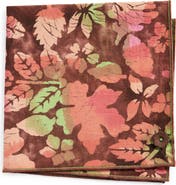 CLIFTON WILSON Print Cotton Pocket Square