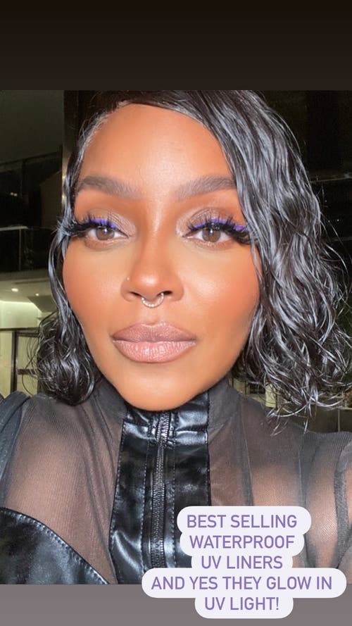 Ashunta Sheriff Beauty Uv Paint Liners In Purple Reign