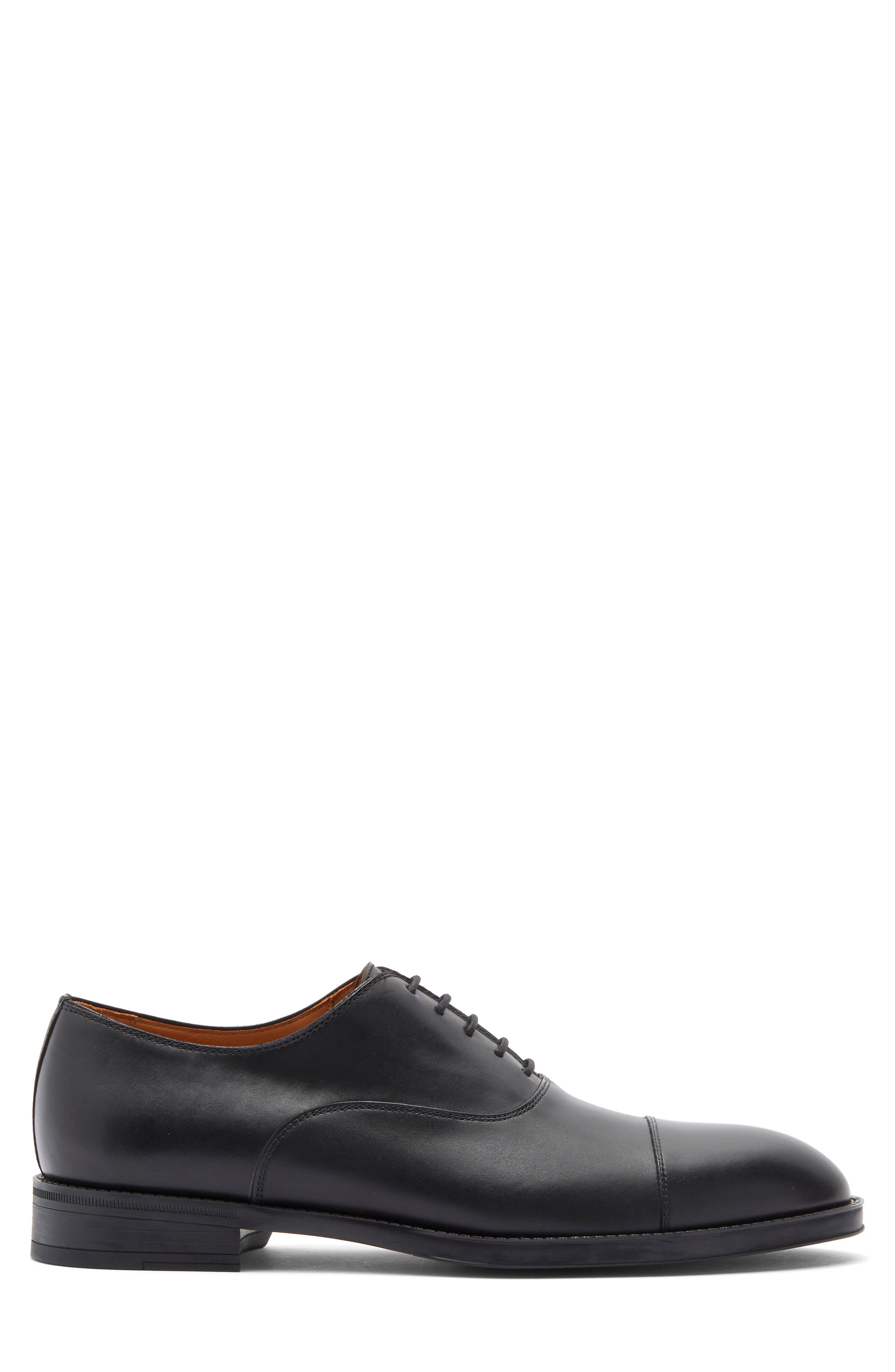 Magnanni Eddison Cap Toe Oxford, Alternate, color, Black