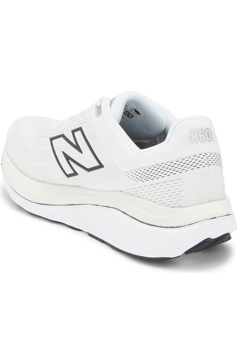 New Balance Fresh Foam X 860 Running Shoe, Alternate, color, White/ Black