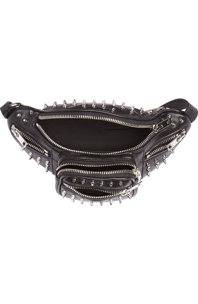 Alexander Wang Attica Studded Lambskin Leather Fanny Pack, Alternate, color,