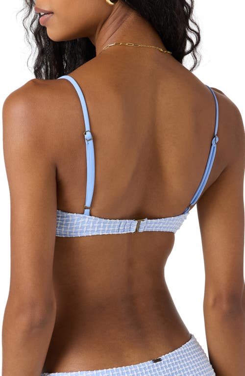 O'neill Driftwood Dobby Honopu Underwire Bikini Top In Purple