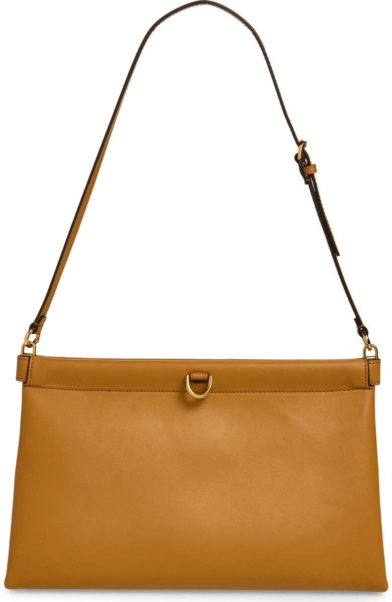 Etro Clutch Talk Leather Clutch, Alternate, color, Ochre