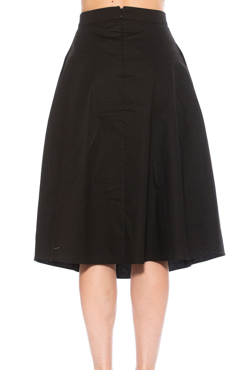 Alexia Admor Mabel Flared Midi Skirt, Alternate, color, 