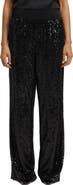 BOSS Orange Tilloi Sequin Wide Leg Pants