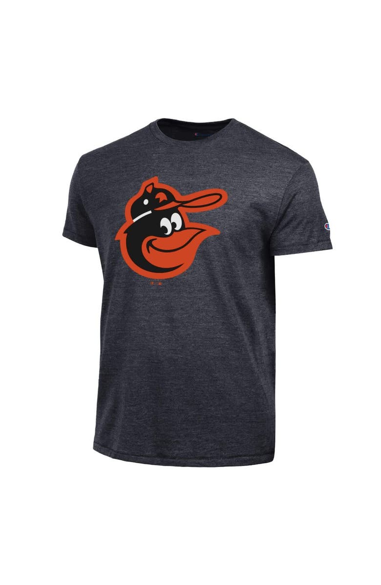 Champion Men's Champion Black Baltimore Orioles Cooperstown Logo Tri-Blend T-Shirt, Alternate, color, Black