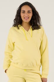 Cache Coeur Maternity and Nursing Hoodie Coconut