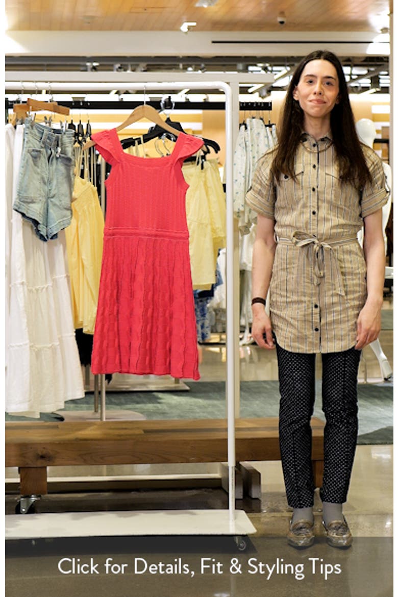 Kids' Erin Flutter Sleeve Rib Dress video