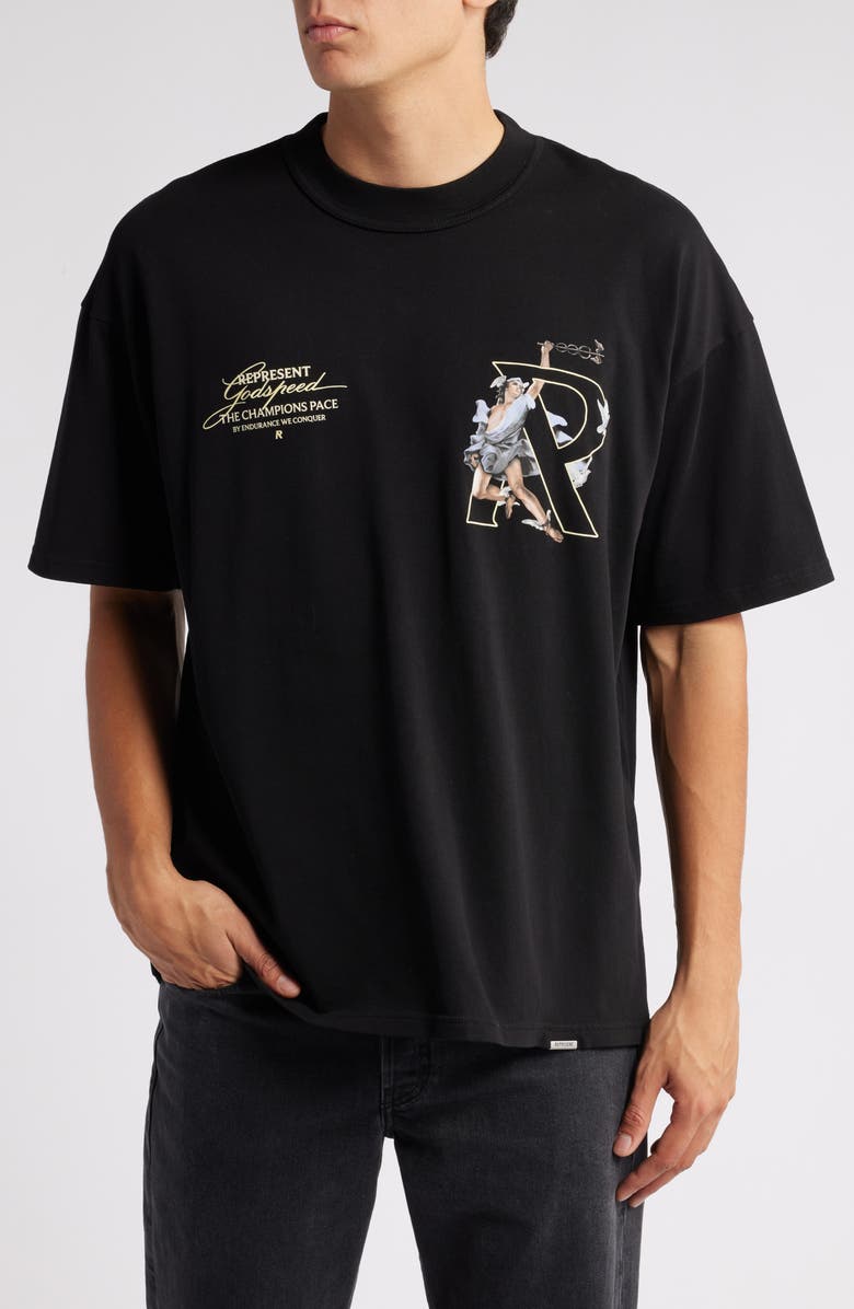 Represent Cotton Graphic T-Shirt, Main, color, 